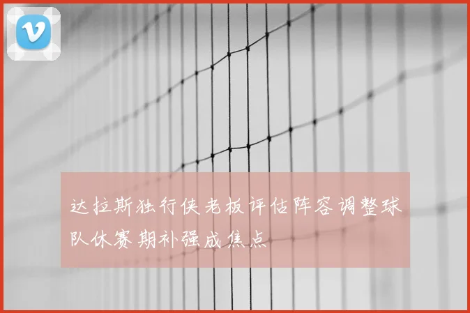 达拉斯独行侠老板评估阵容调整球队休赛期补强成焦点